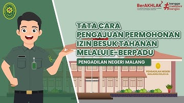 Tata Cara Pengajuan Permohonan Izin Besuk Tahanan melalui E-Berpadu