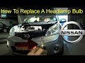 Nissan Note Headlight Bulb & Park Light Replacement - How To DIY