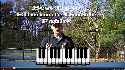 Serving Lesson: Best Tennis Tip to Eliminate Double Faults
