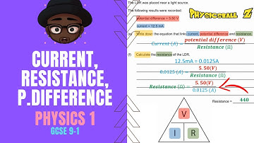 ⚡️ Electricity ⚡️  Current ⚡️ Resistance ⚡️ Potential difference ~ (GCSE 9-1) [AQA] Physics Paper 1