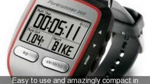 Garmin Forerunner 305 - How does it work?