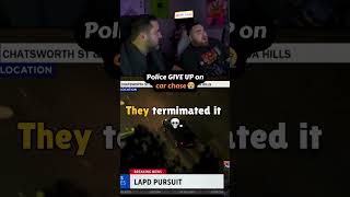 LosPollosTV and Dad react to Police Car Chase 😭 #lospollostv #funny