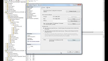 Database Mirroring in SQL Server 2008 R2 - Part 4