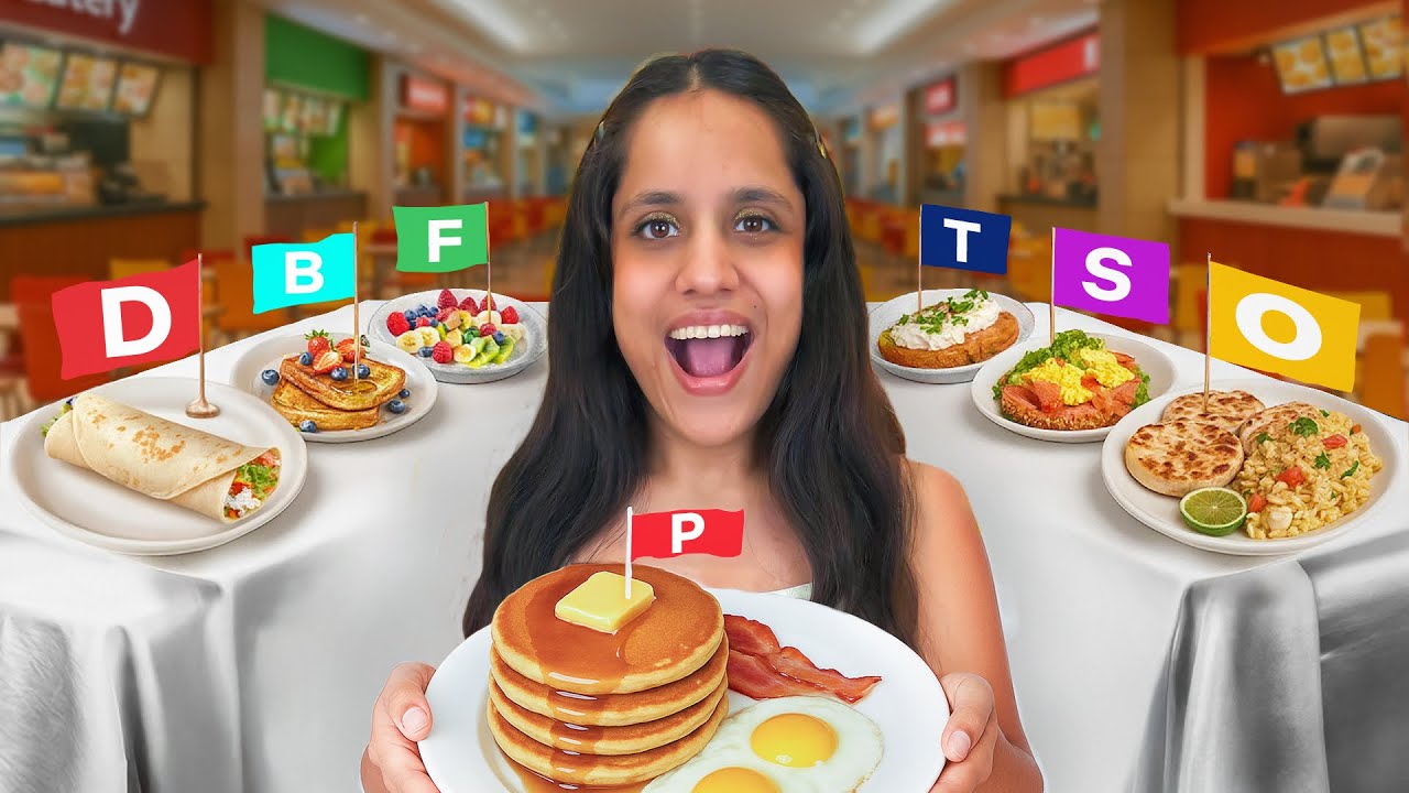 The ULTIMATE Mall Food A-Z Challenge! CRAZY Finds 🔥😱