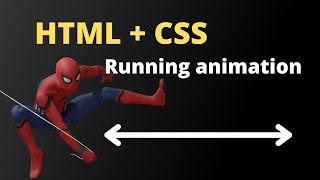 Running animation, CSS only