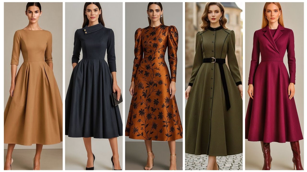 Самые красивые платья, идеально подходящие для осени