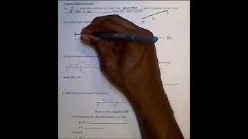 Unit 1 Lesson 3: Segment Addition Postulate