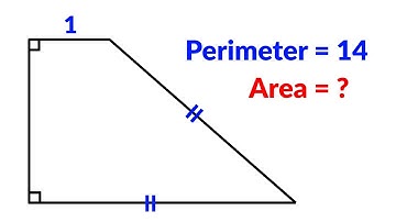 Find the area of the trapezoid | A Very Nice Geometry Problem