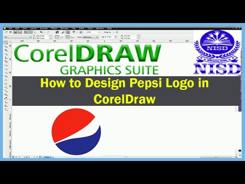 How to Create Pepsi logo in CorelDraw - YouTube