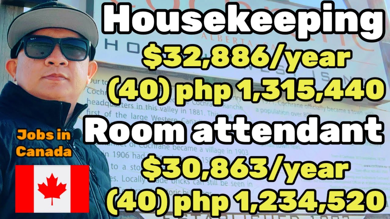 Work in Canada 🇨🇦 “Room attendant” and “Housekeeping” Any Nationalities
