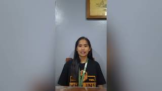 PERFORMANCE TASK 1: MEMORIZED SPEECH VIDEO
