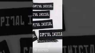 Etiquetas Bordadas Termocolantes - Vídeo No C Como Fazer Termocolante E Aplicação.