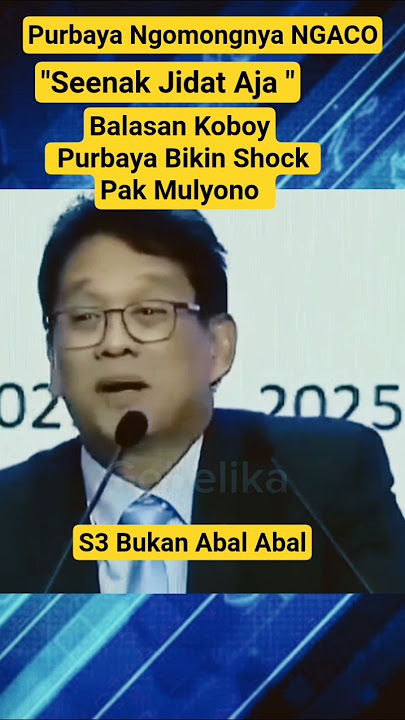 Purbaya's Counterclaim Against Minister Ngaka's Counterclaim Is Not Just a Fake Thing