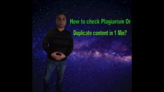 How to check Plagiarism or Duplicate content in 1 Min