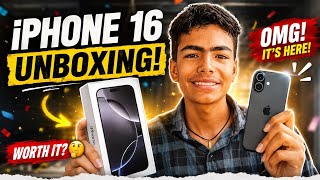 iPhone 16 Unboxing 🔥 First Look & Honest Review