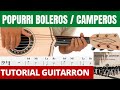 Popurrí Boleros (Bolero Medley) (Guitarrón) Mariachi Los Camperos TUTORIAL