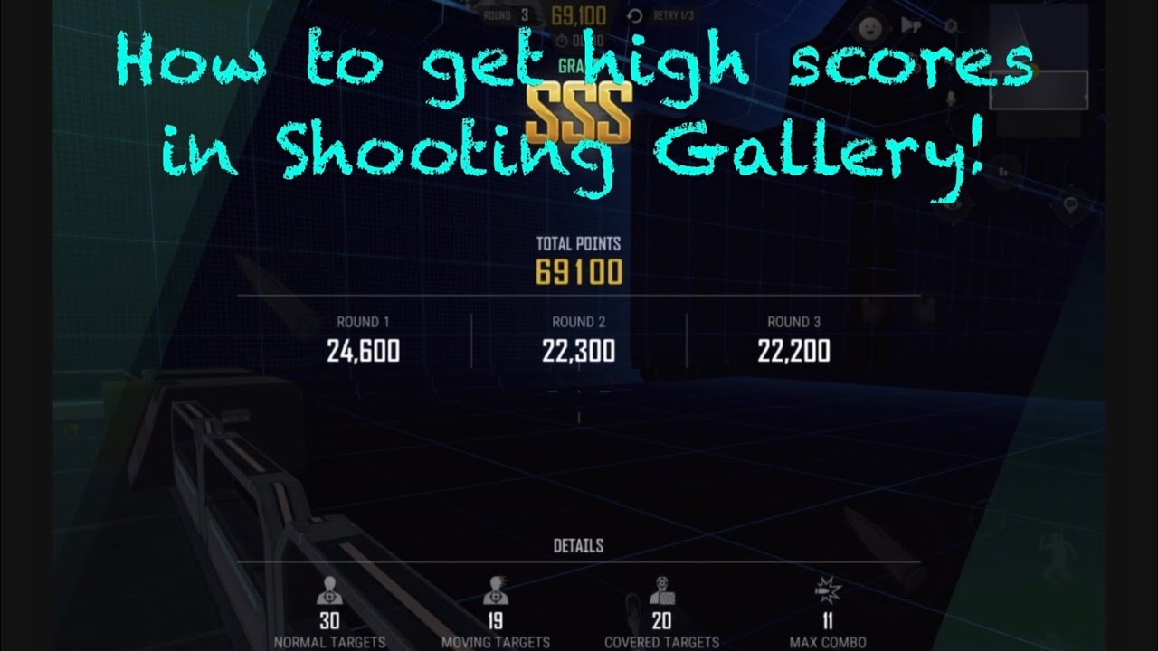69k+ Points! How to Beat the Shooting Gallery Training Mode in PUBG New State Mobile!