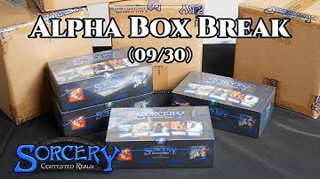 Sorcery TCG Alpha Box Break (09/30)