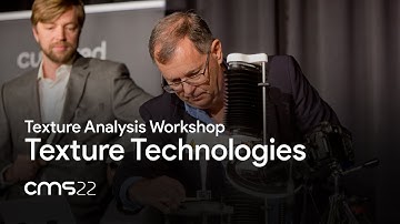 Texture Analysis Workshop with Texture Technologies, BlueNalu, and Optimized Foods  - CMS22