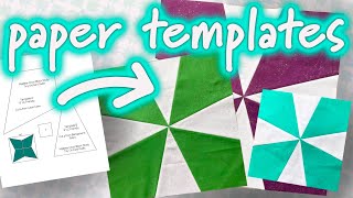How to Use Paper Templates with the Maltese Cross Block Study