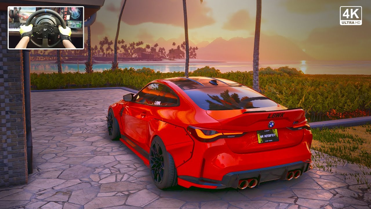 The Crew Motorfest BMW M4 Competition LBWK Edition steering wheel ...