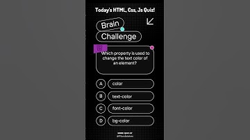 "CSS Quiz: Which Property Changes Text Color? | Frontend Dev Test | IT Guru Solutions"