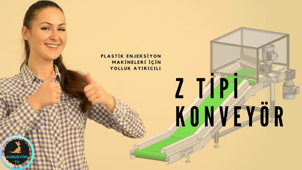 Z tipi yolluq ayırıcı xüsusilikli konveyer, Plastik inyeksiya maşınları üçün İdeal həll Oluşturun