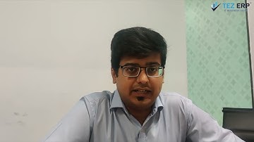 CA Gopal Sharma appreciating Tez ERP business management software