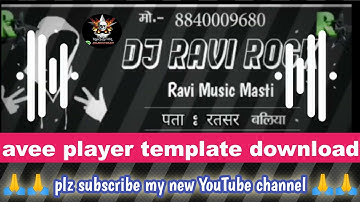 #avee_player_template#download #avee #player #template free #download #2022 #ravi#rock#star #atoz