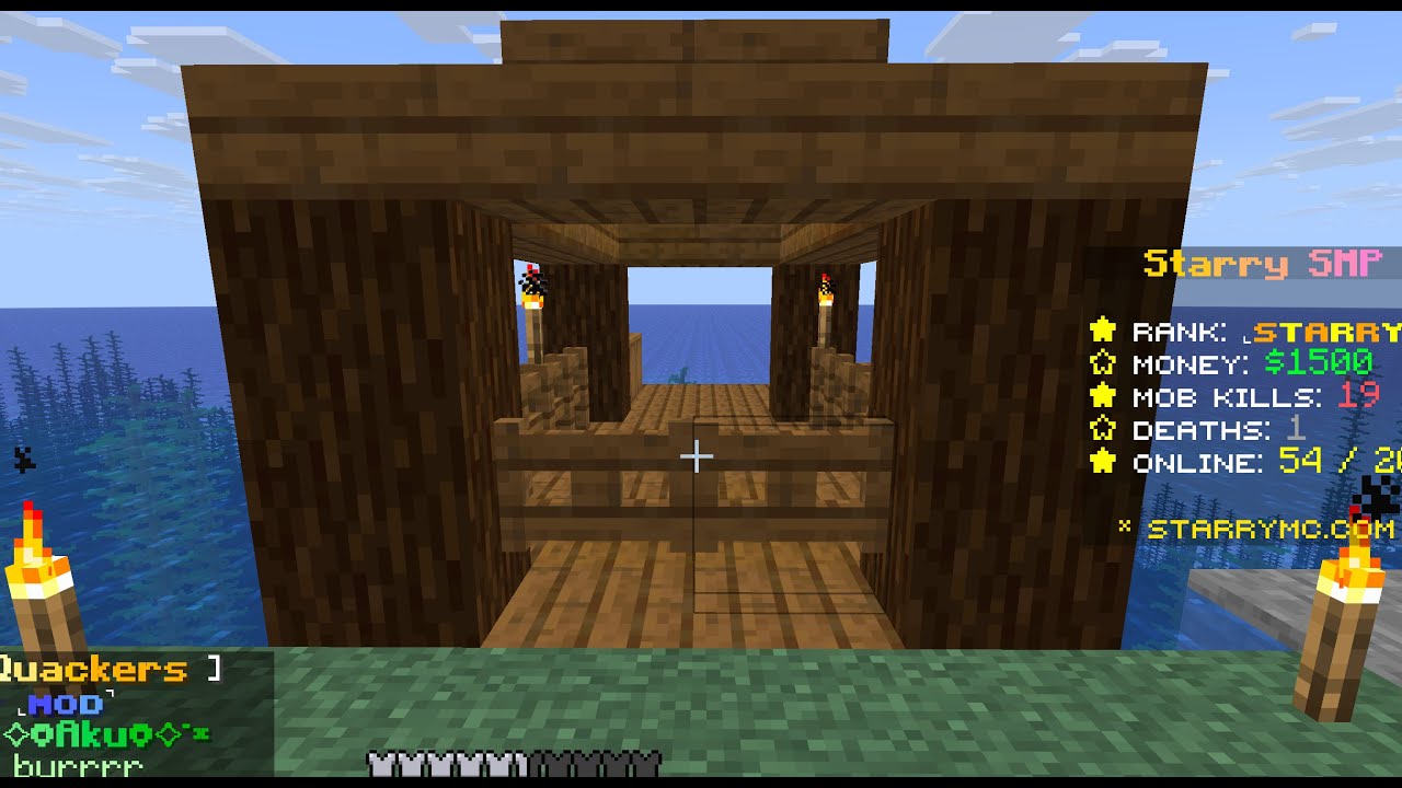 Building a fishing dock | Starry smp Ep 04