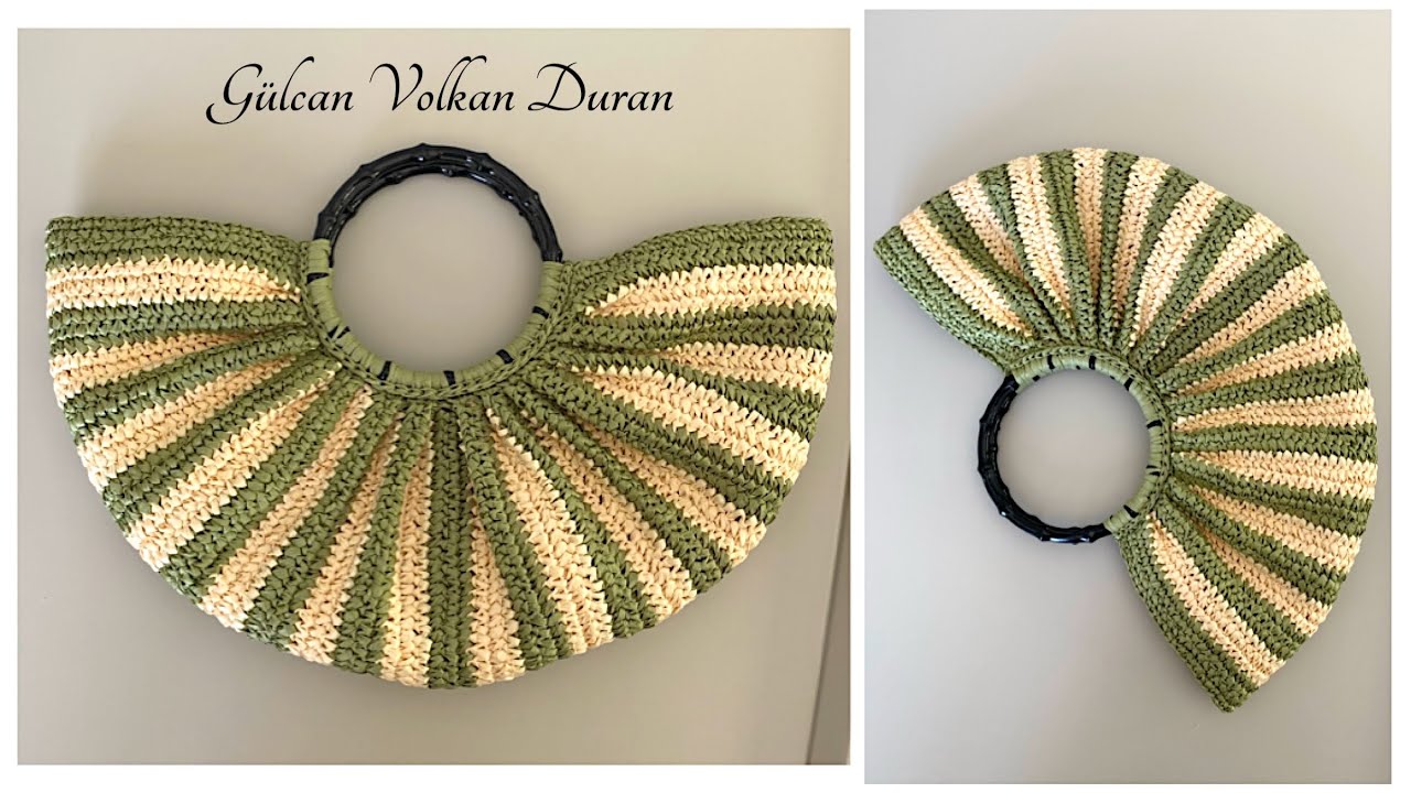 KLEOPATRA ÇANTA - ÖRGÜ HASIR ÇANTA YAPIMI - Tasarım - Gülcan Volkan Duran