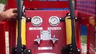 Trailer Mounted Single Reel V Groove Carrier Tensioner