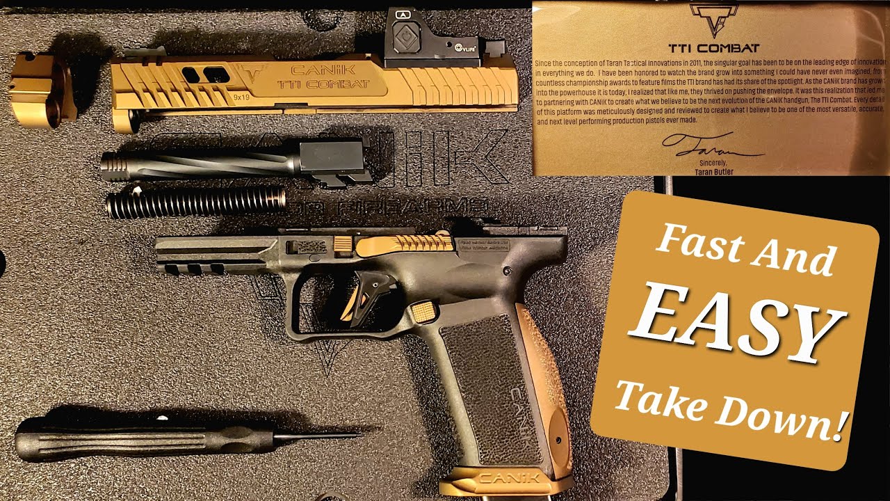 Разборка (и сборка) боевого пистолета Canik TTI. Это ТАК просто!