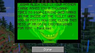Jawsh receives a message on the Scum SMP