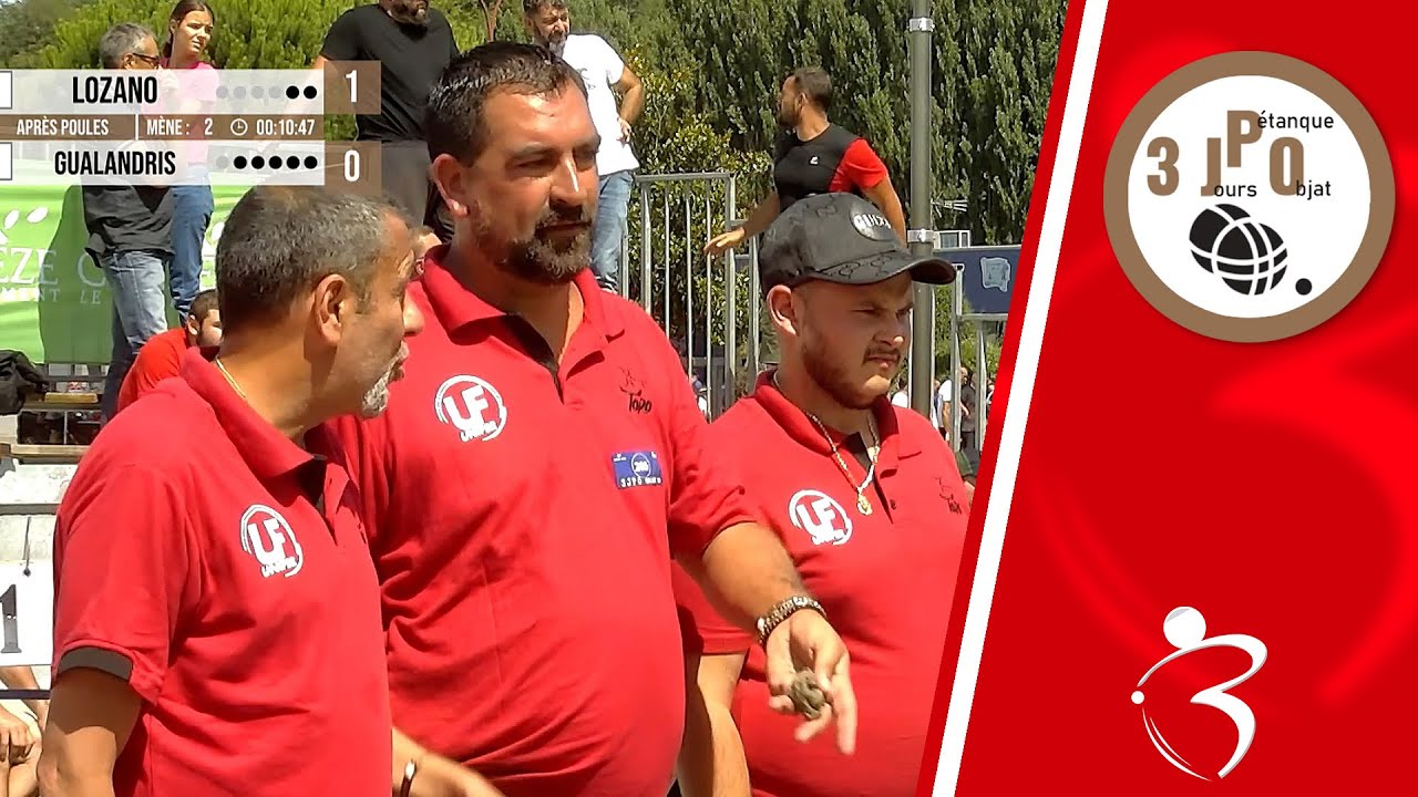 Miniature : Après poules disputé LOZANO vs TASSIN : International à pétanque d’Objat 2023