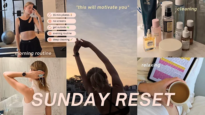 SUNDAY RESET VLOG 🧺 9 steps full body routine, self care, deep cleaning & prep for the week!