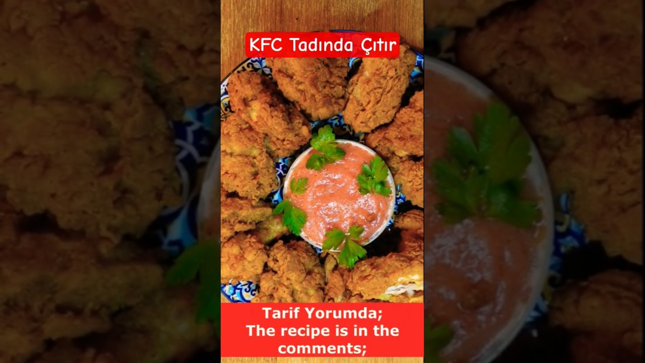 KFC Tadında Çıtır Tavuk, Crispy Chicken with KFC Flavor, #food #shorts KFC Tadında Çıtır Tavuk, Crispy Chicken with KFC Flavor, #food #shorts