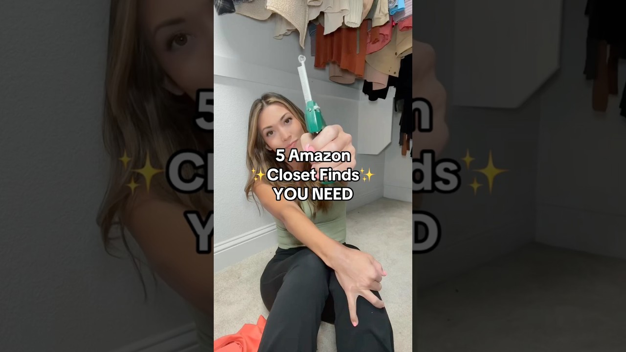 5 AMAZON CLOSET FINDS & ORGANIZERS ✨with links✨ 