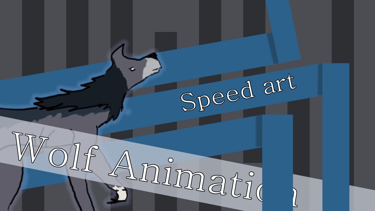Speed art | Wolf frame animation