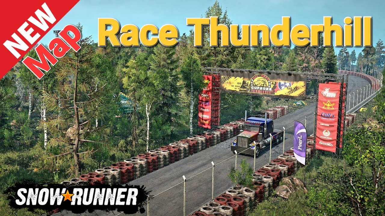 New Map Race Thunderhill In SnowRunner New Update @TIKUS19 - YouTube