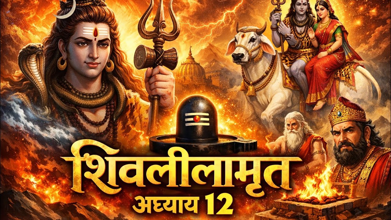 शिवलीलामृत अध्याय 12  🌺बहुलेचा उद्धार 🌺 भस्मासुराची कथा 