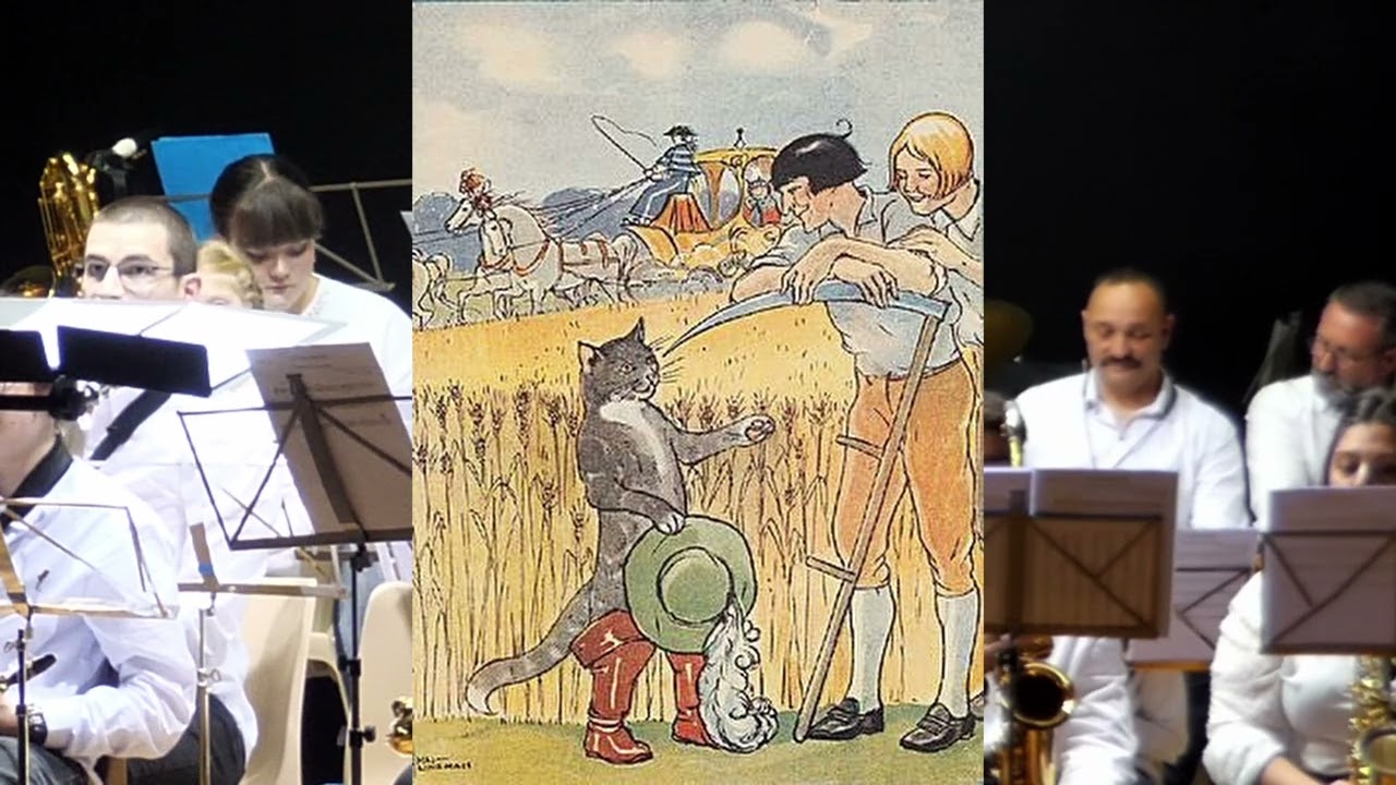 le conte musical Le Chat Botté par les élèves de l'école de musique de la Banda de Chabreloche