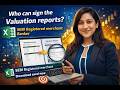 SEBI Registered Merchant Banker | Who can sign Valuation Reports ✅📊 #merchantbanker #nism #valuation