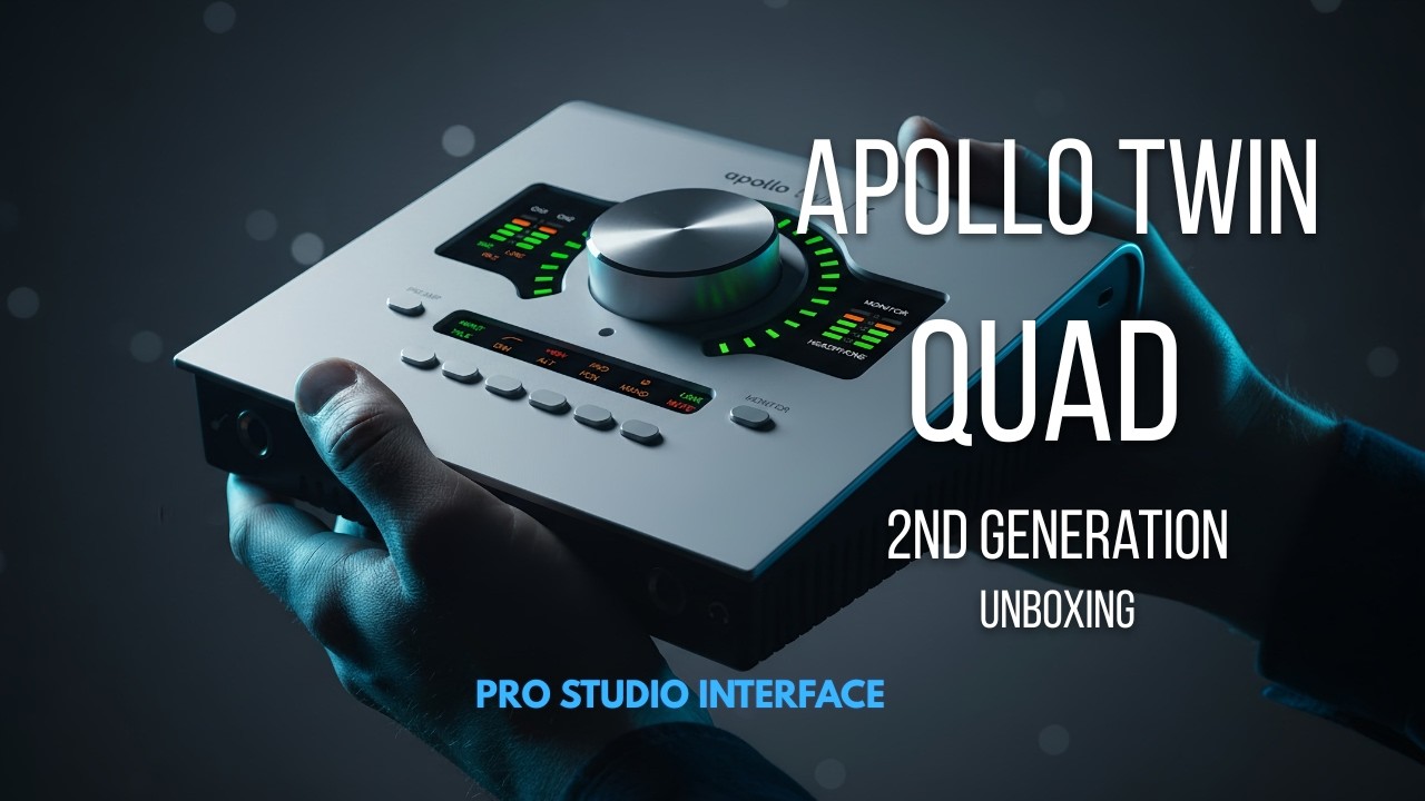 Apollo Twin QUAD (2nd Generation) Unboxing | Pro Studio Interface