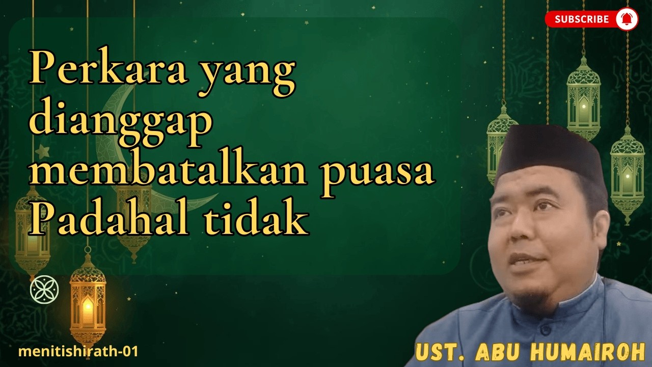 APAKAH MENGGOSOK GIGI SAAT PUASA MEMBATALKAN PUASA? || ust. ABU HUMAIROH