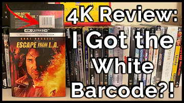 4K REVIEW: John Carpenter's Escape from L.A. | I got the white barcode...so what does that mean?