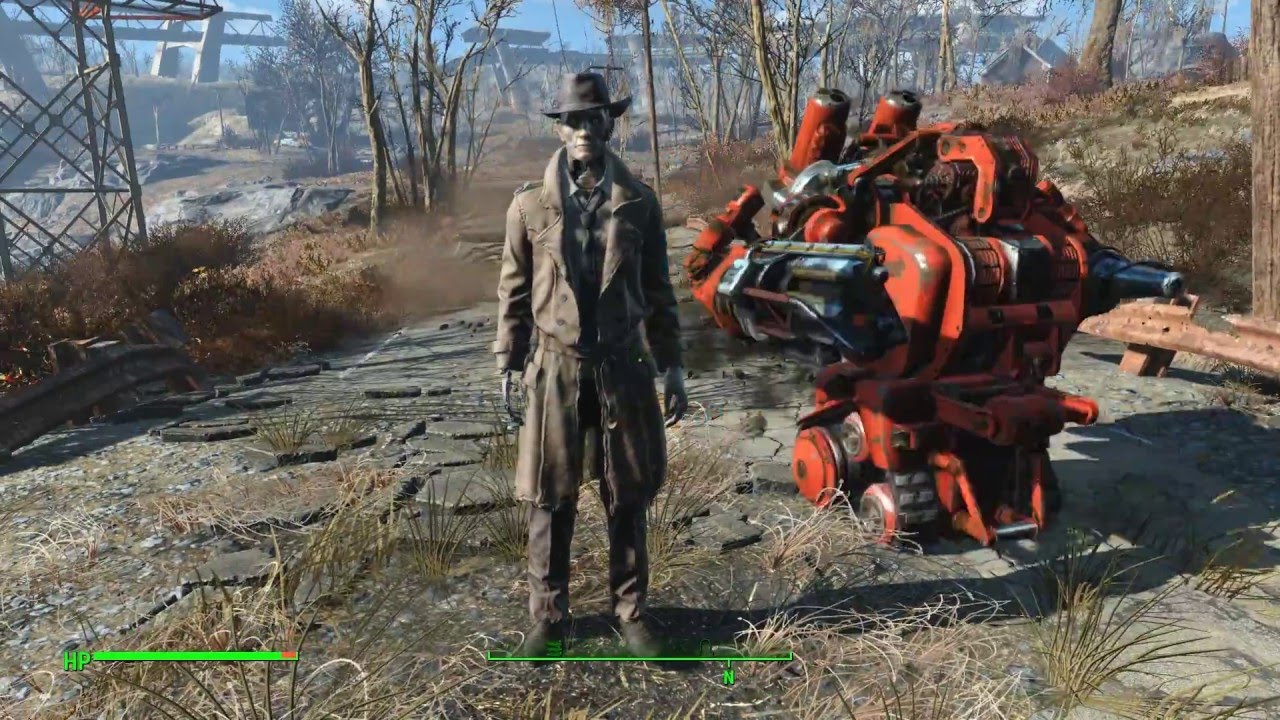 Let's Play Fallout 4 Robot Hijinks and Hub City Auto Wreckers YouTube