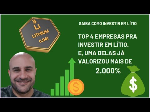 Vídeo: Em qual empresa de lítio investir?