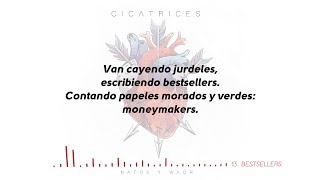 Natos y Waor - BESTSELLERS (Letra) [Cicatrices] chords