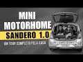 TRANSFORMAMOS NOSSO SANDERO 1.0 EM UM MINI MOTORHOME